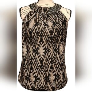 Alfani Embellished Sleeveless Blouse